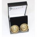 cercei Gianni Versace. clips. gold plated. Italia